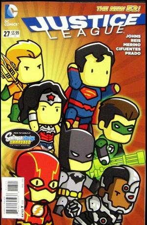 [Justice League (series 2) 27 (variant Scribblenauts Unmasked cover - Jon Katz)]