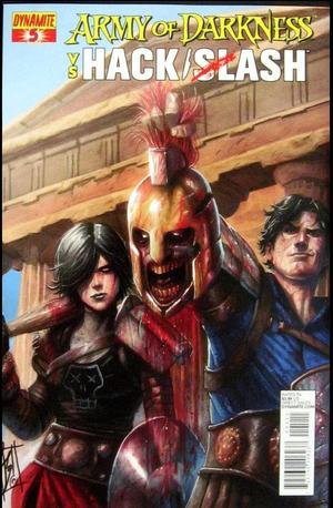 [Army of Darkness Vs. Hack / Slash #5 (Main Cover - Stefano Caselli)]