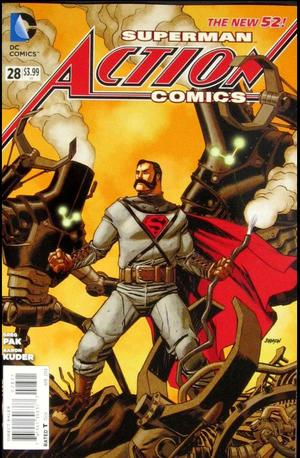 [Action Comics (series 2) 28 (variant Steampunk cover - Dave Johnson)]