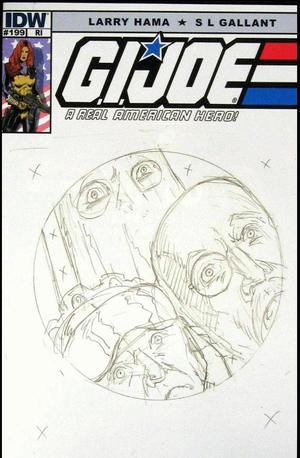 [G.I. Joe: A Real American Hero #199 (retailer incentive cover - Larry Hama sketch)]