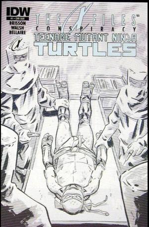 [X-Files: Conspiracy - Teenage Mutant Ninja Turtles #1 (variant subscription cover - Michael Walsh)]