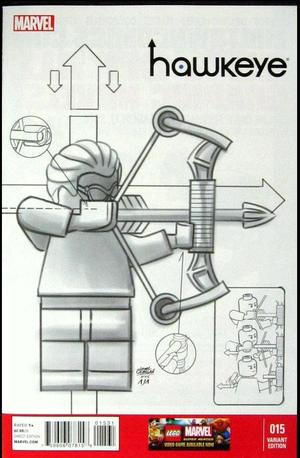 [Hawkeye (series 4) No. 15 (variant Lego sketch cover - Leonel Castellani)]