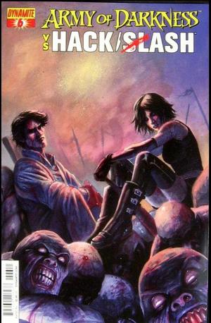 [Army of Darkness Vs. Hack / Slash #6 (Main Cover - Stefano Caselli)]