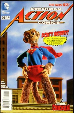 [Action Comics (series 2) 29 (variant Robot Chicken cover - RC Stoodios)]