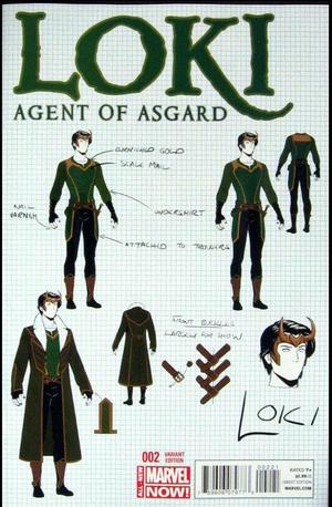 [Loki: Agent of Asgard No. 2 (1st printing, variant Design cover - Jamie McKelvie)]