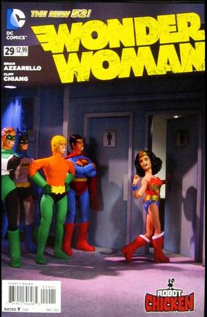 [Wonder Woman (series 4) 29 (variant Robot Chicken cover - RC Stoodios)]
