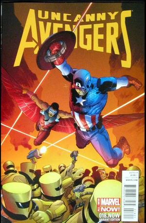 [Uncanny Avengers No. 18.NOW (variant Captain America Team-Up cover - Lee Weeks)]