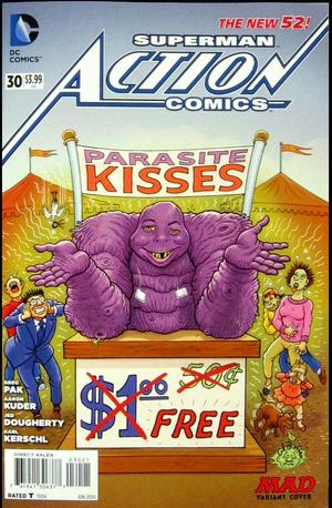 [Action Comics (series 2) 30 (variant MAD cover - Al Jaffee)]