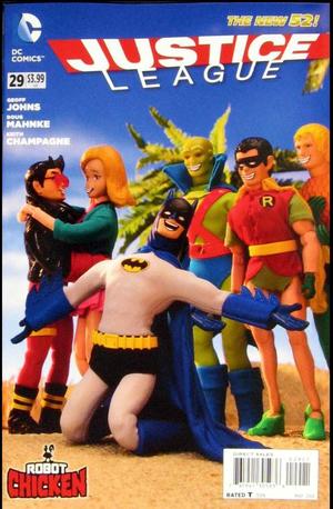 [Justice League (series 2) 29 (variant Robot Chicken cover)]