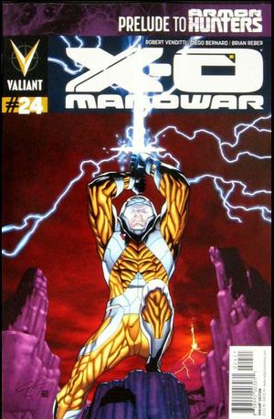 [X-O Manowar (series 3) #24 (1st printing, variant cover - Clayton Henry)]