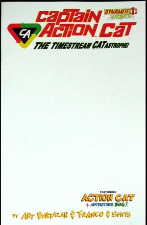 [Captain Action Cat - The Timestream Catastrophe! #1 (Variant Blank Authentix Cover)]