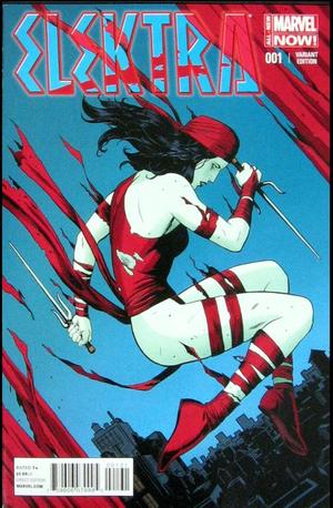 [Elektra (series 4) No. 1 (variant cover - Paolo Rivera)]