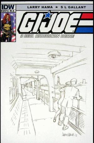 [G.I. Joe: A Real American Hero #201 (Retailer Incentive Cover A - Larry Hama sketch)]