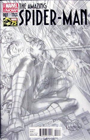[Amazing Spider-Man (series 3) No. 1 (1st printing, variant sketch cover - Alex Ross)]