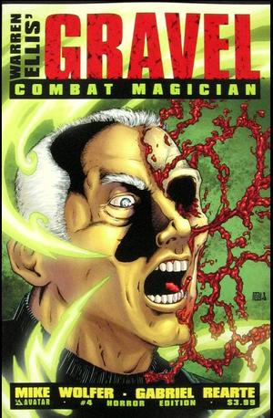 [Gravel - Combat Magician #4 (Horror cover)]