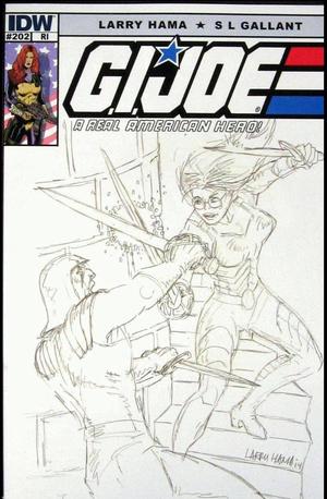 [G.I. Joe: A Real American Hero #202 (retailer incentive cover - Larry Hama sketch)]