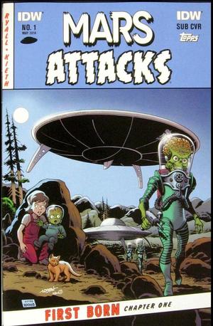 [Mars Attacks - First Born #1 (variant subscription cover - Loston Wallace)]