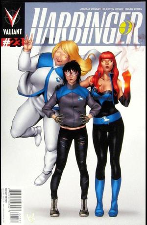 [Harbinger (series 2) No. 23 (1st printing, Variant Cover - Khari Evans)]