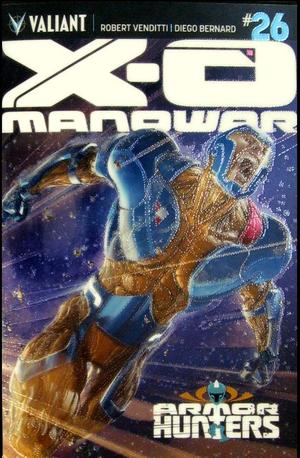 [X-O Manowar (series 3) #26 (1st printing, variant chromium cover - Clayton Crain wraparound)]