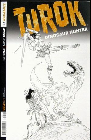 [Turok, Dinosaur Hunter (series 2) #5 (Retailer Incentive B&W Cover - Bart Sears)]