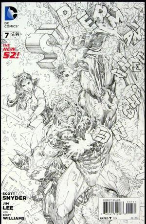 [Superman Unchained 7 (variant sketch cover - Jim Lee)]