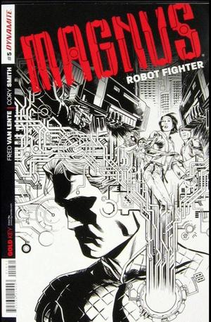 [Magnus Robot Fighter (series 5) #5 (Retailer Incentive B&W Cover - Cory Smith)]