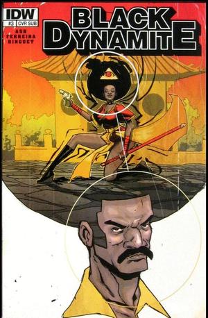 [Black Dynamite #3 (variant subscription cover - Riley Rossmo)]