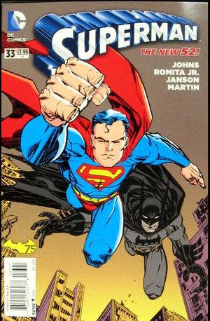 [Superman (series 3) 33 (variant Batman 75th Anniversary cover - Erik Larsen)]