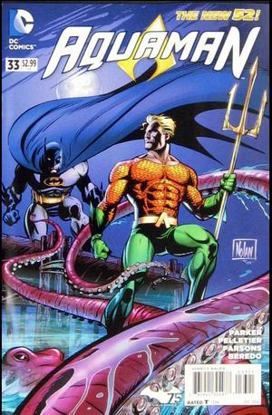 [Aquaman (series 7) 33 (variant Batman 75th Anniversary cover - Graham Nolan)]