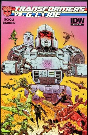 [Transformers Vs. G.I. Joe #1 (1st printing, Variant Subscription Cover - James Stokoe)]