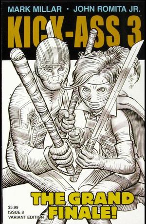 [Kick-Ass 3 No. 8 (variant sketch cover - John Romita Jr.)]