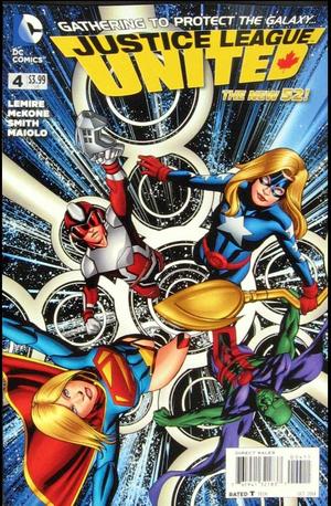 [Justice League United 4 (standard cover - Mike McKone)]