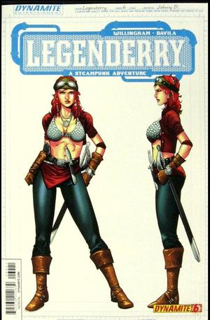 [Legenderry: A Steampunk Adventure #6 (Retailer Incentive Battle Red Sonja Concept Art Cover - Johnny Desjardins)]
