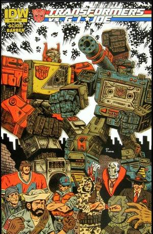 [Transformers Vs. G.I. Joe #2 (variant subscription cover - Ed Piskor)]