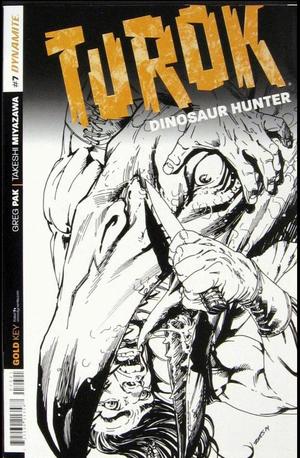 [Turok, Dinosaur Hunter (series 2) #7 (Retailer Incentive B&W Cover - Bart Sears)]