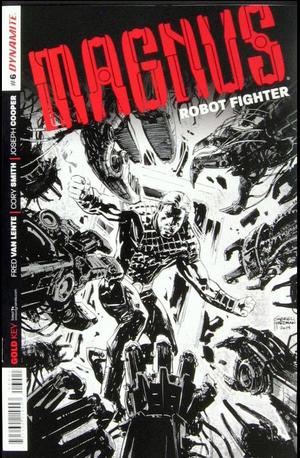 [Magnus Robot Fighter (series 5) #6 (Retailer Incentive B&W Cover - Gabriel Hardman)]