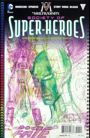 [Multiversity - Society of Super-Heroes: Conquerors from the Counter-World 1 (variant design sketch cover - Grant Morrison)]