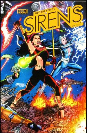 [George Perez's Sirens #1 (Cover A - George Perez Connecting Wraparound)]