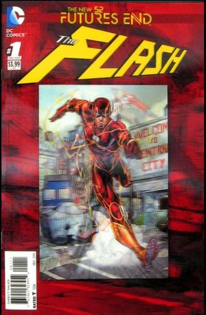 [Flash (series 4) Futures End 1 (variant 3D motion cover)]