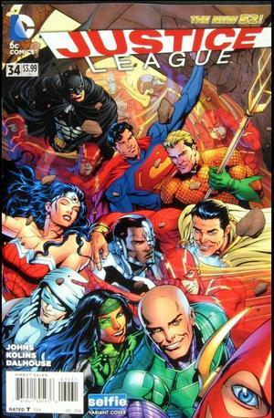 [Justice League (series 2) 34 (variant Selfie cover - Dale Eaglesham)]