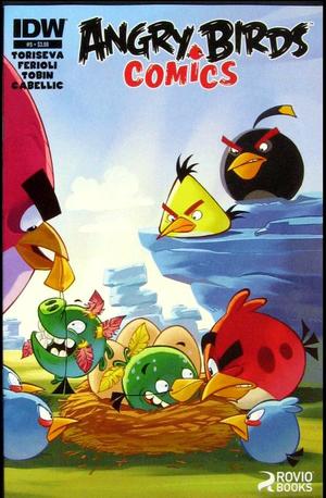 [Angry Birds Comics (series 1) #5 (regular cover - Paco Rodriques wraparound)]