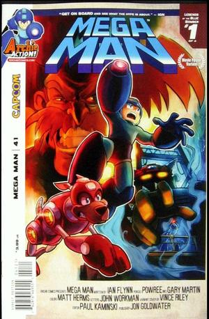 [Mega Man (series 2) #41 (variant cover - Vince Riley)]