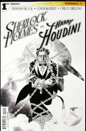 [Sherlock Holmes Vs. Harry Houdini #1 (Retailer Incentive B&W Cover - John Cassaday)]