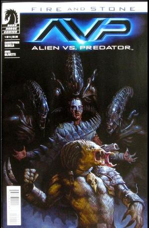 [Alien vs. Predator - Fire and Stone #1 (standard cover - E.M. Gist)]