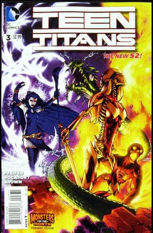 [Teen Titans (series 5) 3 (variant Monsters cover - Gene Ha)]