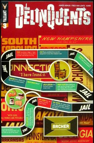 [Delinquents #3 (variant Board Game cover - Juan Doe)]