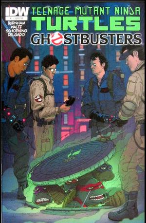 [Teenage Mutant Ninja Turtles / Ghostbusters #1 (1st printing, variant subscription cover - Tristan Jones)]