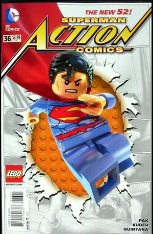 [Action Comics (series 2) 36 (variant Lego cover)]
