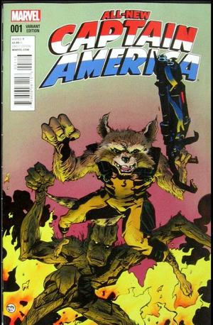 [All-New Captain America No. 1 (1st printing, variant Rocket Raccon & Groot cover - Paul Pope)]