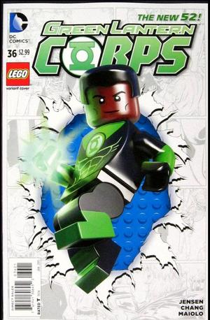 [Green Lantern Corps (series 3) 36 (variant Lego cover)]